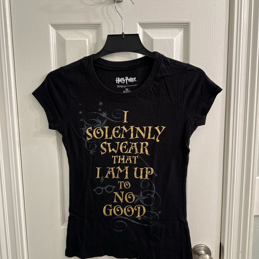 Juniors Harry Potter Tee Sz Small 3/5
